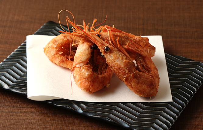 甘エビのから揚げ